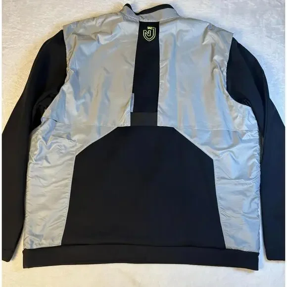 NEW! PXG 1/4 Zip Pullover Black Gray Double Vent Golf Jacket ML23AO02-01 NJ XL